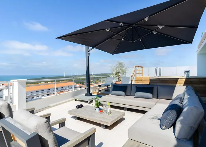 Pico Do Feliz - The Penthouse & The Village By Silver Prop Lägenhet Nazaré